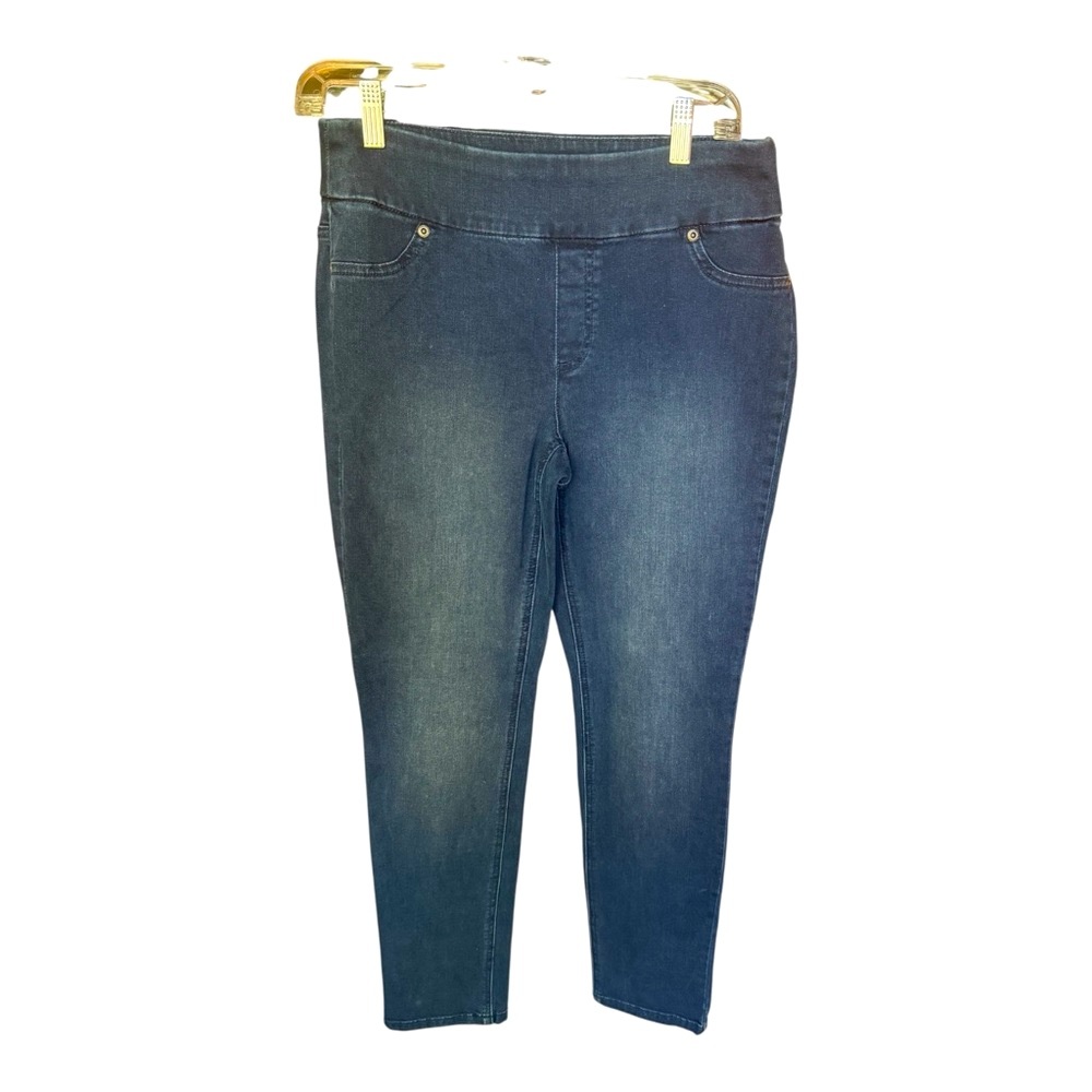 Perfect Stretch Chicos Womens Size 0 Jeans Pull On Jeans Back Pockets - Picture 3 of 8